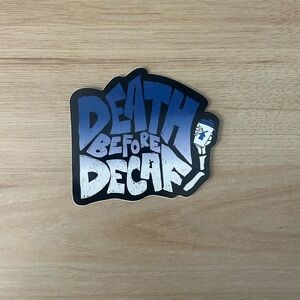 Dutch Bros Blue and Black Coffee Sticker